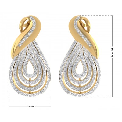 Aashika Gold & Diamond Earring